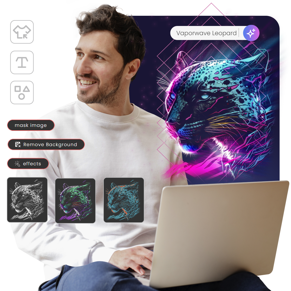 Built for merch: AI T-Shirt Design Generator