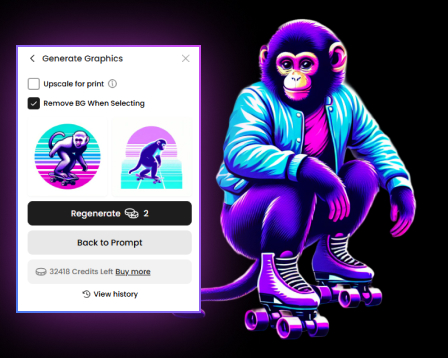 4. Generate your AI design