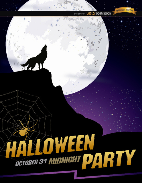 2dc57de7e7a6264ad18896c6882e8ad0-wolf-howl-full-moon-halloween-poster