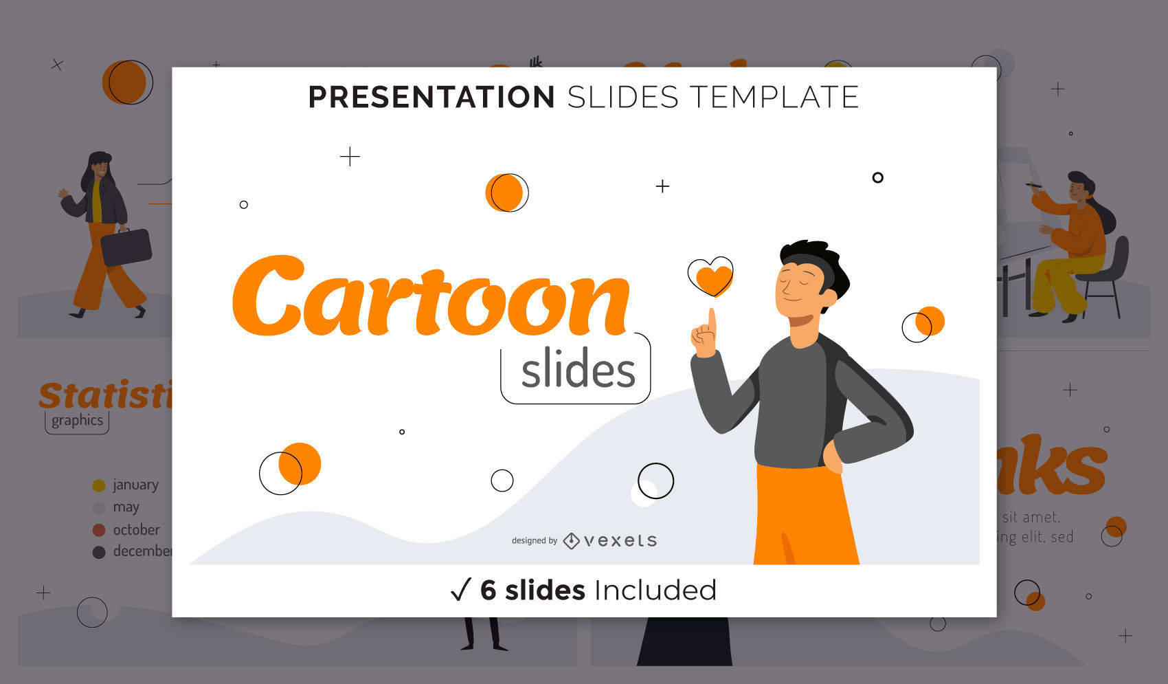 Simple Cartoon Presentation Template