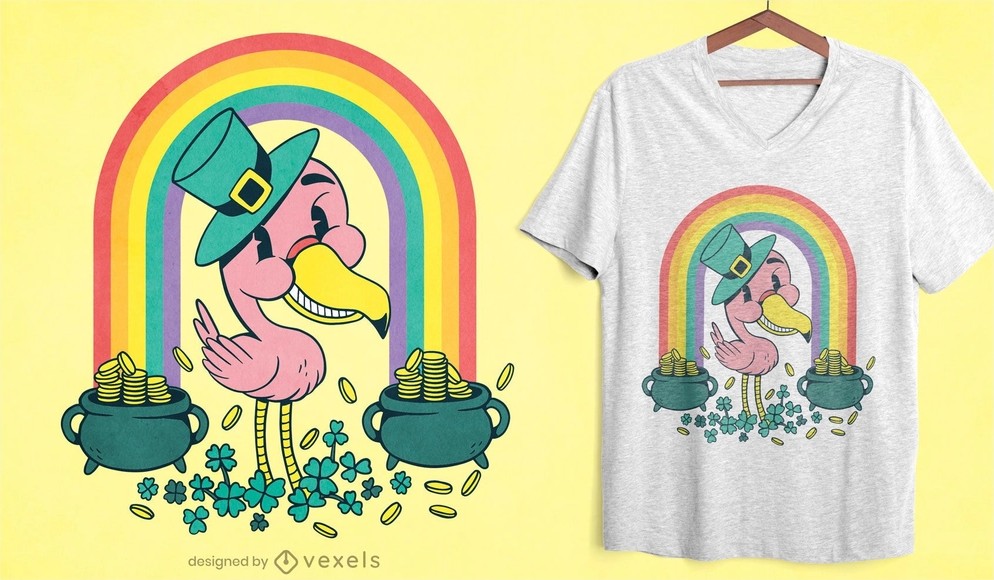 Flamingo T-shirt Design