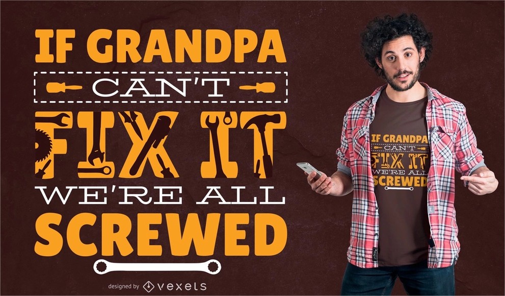 Grandpa t-shirt design