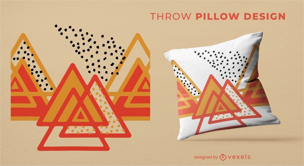 Throw pillow design